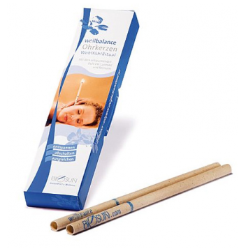 Bougies traditionnelles BIOSUN - Wellbalance - 2 pièces